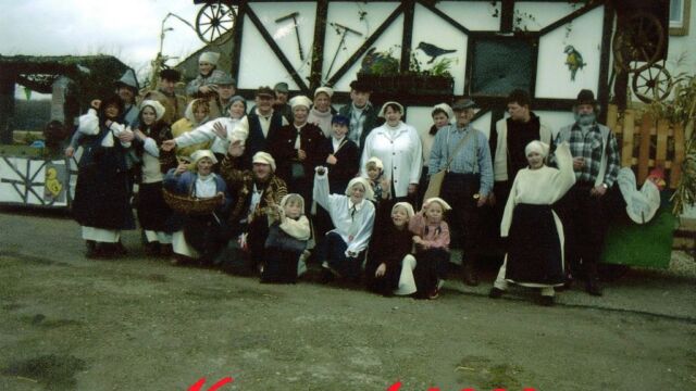 Karneval 2002 - Alter Bauernhof (zum Jubiläum 800 J. Vernum/550 J. Bruderschaft)